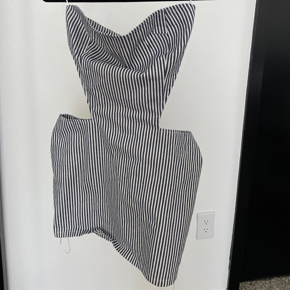 Lioness Dresses & Skirts - Denim Mini cutout Dress by Lioness size small